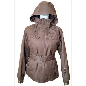 THE NORTH FACE HyVent 600 Belted Puffer Coat Size S